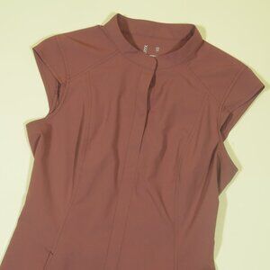 Arc’teryx Cala Dress Black Womens XS Red Sleeveless Lightweight Pockets Travel